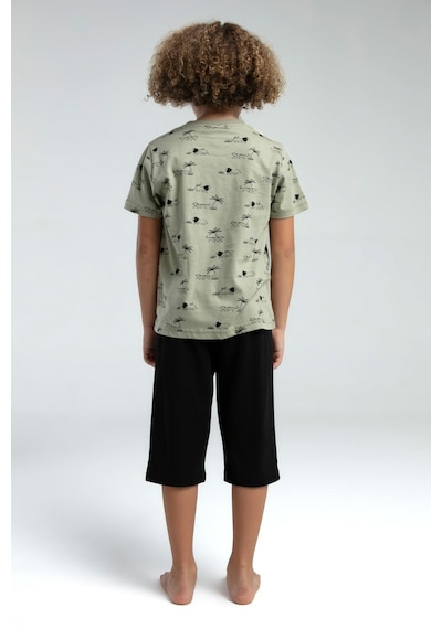 Rolypoly Roly Poly Premium Garson Safarı Fınd Your Adventure Erkek Çocuk Kısa Kollu Kapri Pijama Takım Çam Yeşili Rolypoly Roly Poly Premium Garson Safarı Fınd Your Adventure Erkek Çocuk Kısa Kollu Kapri Pijama Takım Çam Yeşili