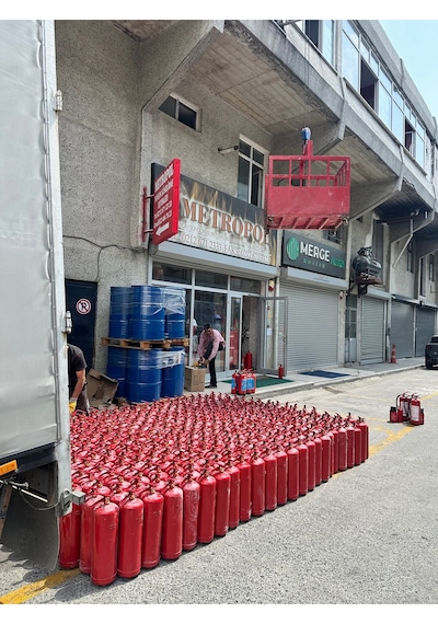 Yangın 2 Kg Karbondiyoksit Yangın Tüpü , Yangın