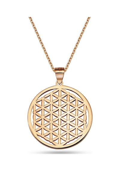 Yaşam Çiçeği Gümüş Kolye - Rose Rose Gold