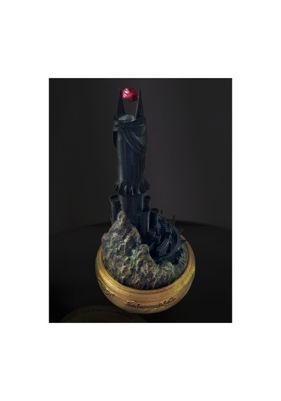 Eselya3d Yüzüklerin Efendisi Baraddur, Lord Of The Rings, Sauron'un Gözü Biblo, Barad Dur Kale