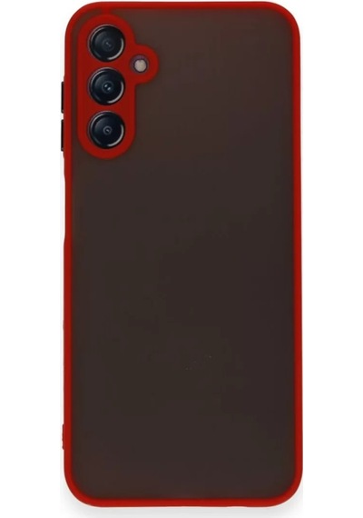 Newface Samsung Galaxy A15 4g Kılıf Montreal Silikon Kapak - Kırmızı