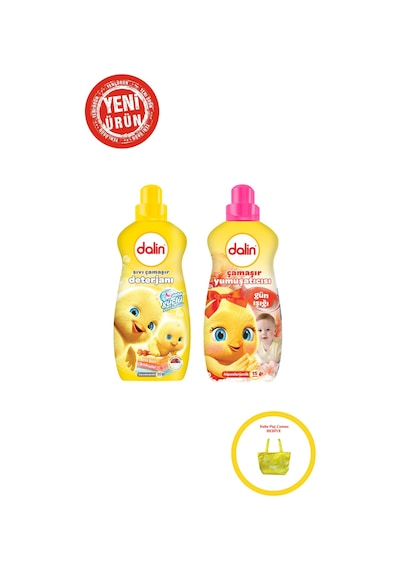 Bebek Deterjanı Ve Yumuşatıcısı Karma Seti Yeni Ürün Çanta Hediyeli 1019 1,44 L