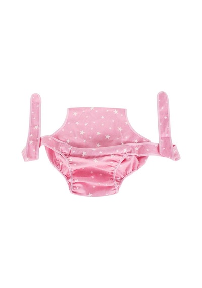 Sevi Bebe Kumaş Mama Sandalyesi Art-152 Pembe Yıldız Çok Renkli