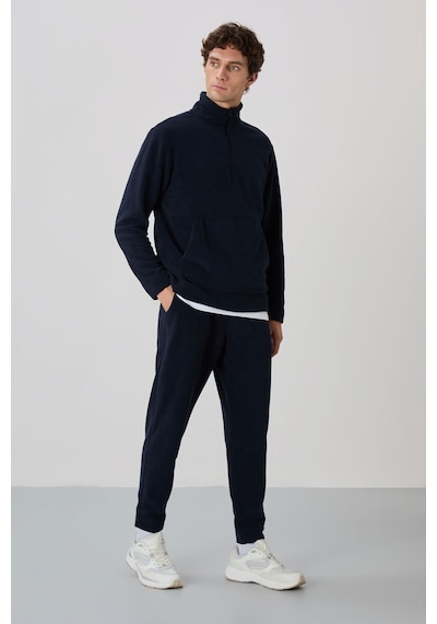 Tommy Life Carol Lacivert Polar Erkek Eşofman Takım - 85226 Lacivert
