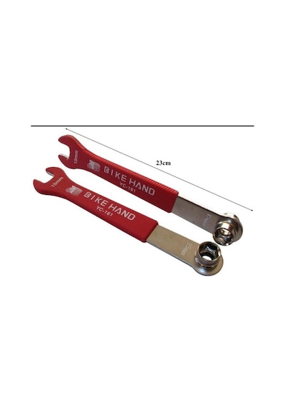 Bıke Hand Yc-161 Bisiklet Pedal & Aynakol Vida Sökme Takma Anahtarı Kırmızı