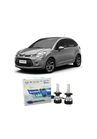 Citroen C3 Uzun Far Ampulü H1 Access Yeni Seri Beyaz 2009-2015