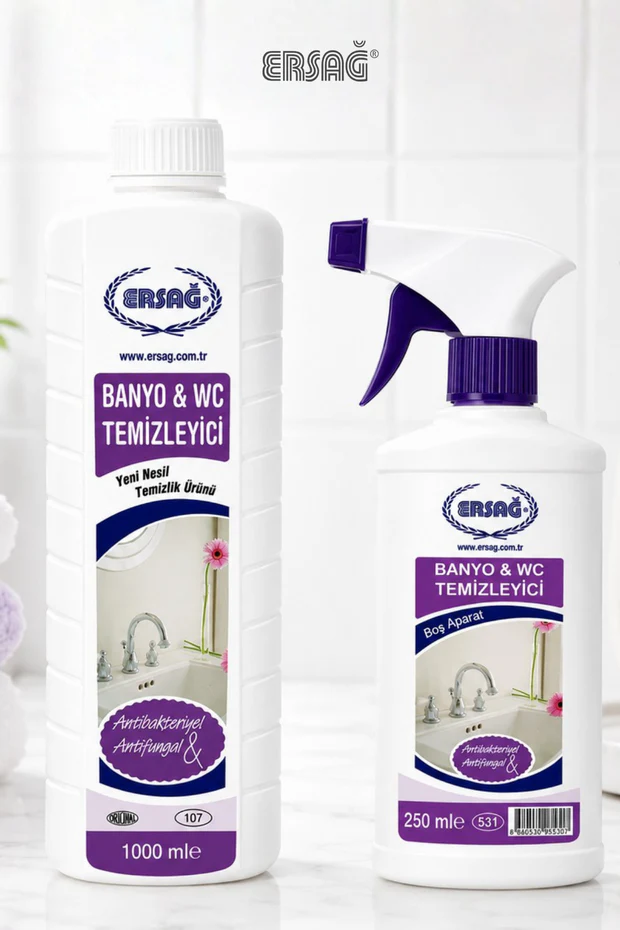 Ersağ Aparatlı Banyo Wc Temizleyici 1 L