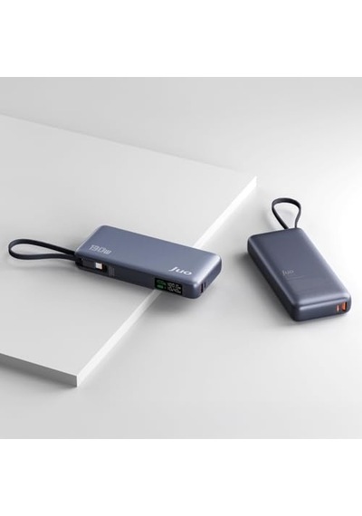 20000mah 130w Led Ekranlı Usb-a + Type-c Kablolu Powerbank Taşınabilir Hızlı Şarj Cihazı