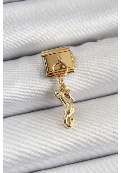 316l Çelik Sallantılı Deniz Atı Model Gold Renk Nomination Charm Çok Renkli 17860003