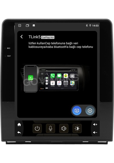 Govimaks Renault Clıo 5 Uyumlu Tesla 2021-2023 6 Gb Ram 128 Gb Hafıza Androıd Multımedıa Teyp 9.7''