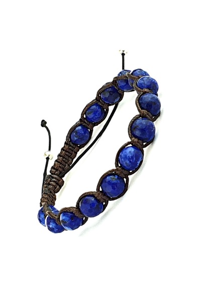 Lapis Taşlı Şambala El İşi Bileklik Gümüş 08078964
