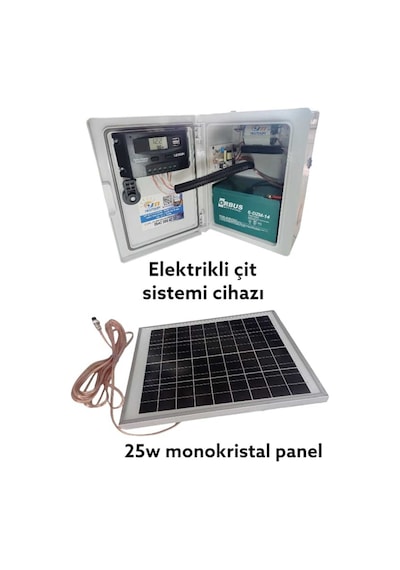 Yüzüak Güneş Panelli Çit Cihazı 25.000 MT2 Etkili