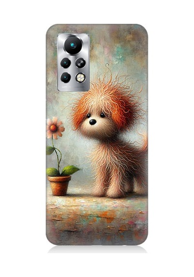 İnfinix Note 11 Pro Uyumlu Sevimli Köpek Desenli Silikon Kılıf