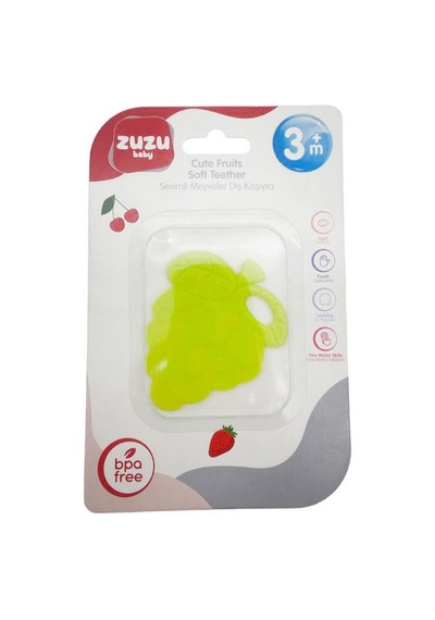 Zuzu Toys Bebekler İçin Sevimli Meyveler Diş Kaşıyıcı Renkli Çok Renkli