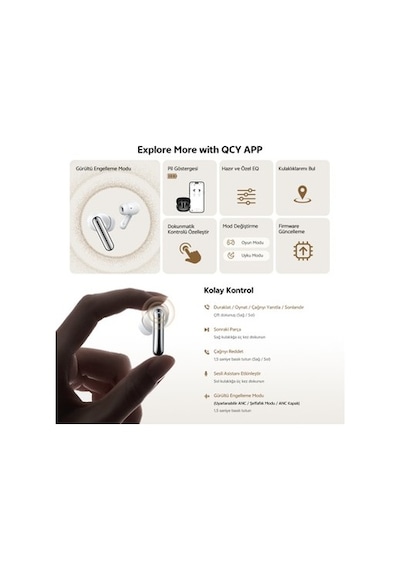 Bluetooth Kulaklık, 50db Anc Ve 40 Saat Pil Süresi İle Başarılı Ses Deneyimi