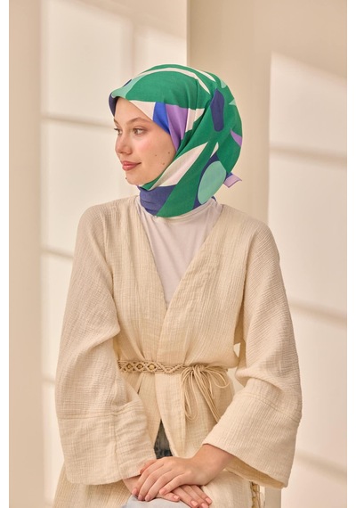 Silk Home Aura Eşarp 140001-16 Yeşil, Lila, Mint, Mor,beyaz, Lacivert