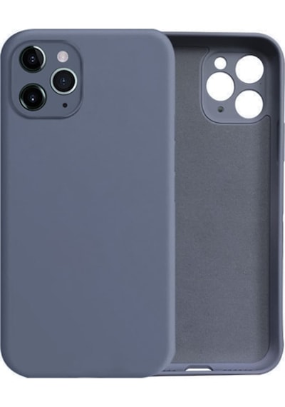 Apple Uyumlu iPhone 11 Pro Kamera Korumali Içi Kadife Silikon Lansman Kilif 211773123 - Renk / Siyah
