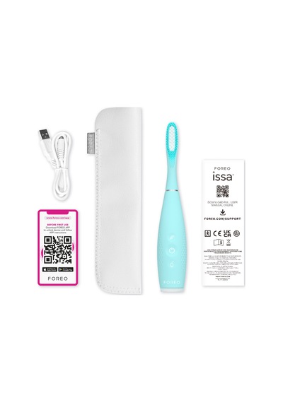 Issa 4 Hybrid Silikon Diş Fırçası, Arctic Blue