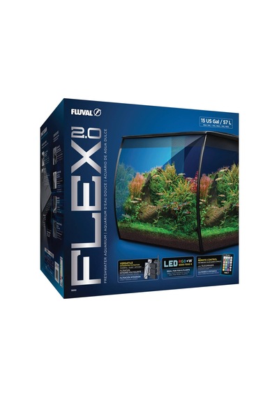 Fluval Flex 2.0 Akvaryum Siyah 57l