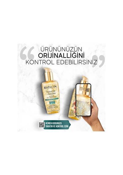 Bioxcin Keratin &amp Argan Onarıcı Saç Bakım Yağı 150 Ml - Yıpranmış Ve Hasar Görmüş Saçlar 2li Paket
