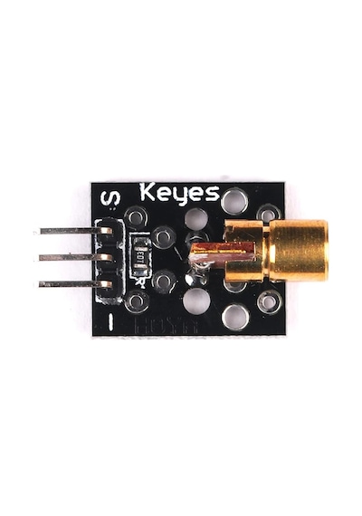 Ky-008 Nokta Lazer Diyot Modül 3V 5V 650Nm Kırmızı Pointer Lazer