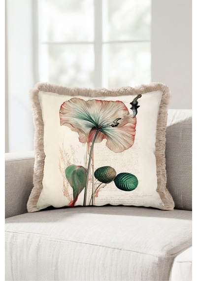 Vintage Çiçek Botanik Saçaklı Yastık Kılıfı-sanatsal Floral Krem Yeşil Vizon Püsküllü Kırlent Kılıfı Yalın Sahil Nova Vintage Çiçek Botanik Saçaklı Yastık Kılıfı-sanatsal Floral Krem Yeşil Vizon Püsküllü Kırlent Kılıfı Yalın Sahil Nova