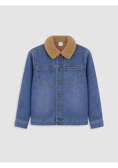 LC Waikiki Lcw Kids İndigo Kürk Yaka Polar Astarlı Erkek Çocuk Jean Ceket Mıd Indıgo Rodeo LC Waikiki Lcw Kids İndigo Kürk Yaka Polar Astarlı Erkek Çocuk Jean Ceket Mıd Indıgo Rodeo
