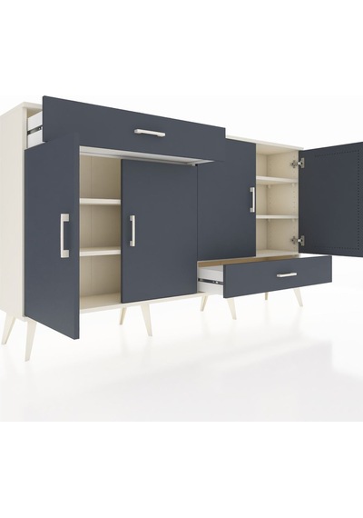 Arges Konsol 5 Raflı 2 Çekmeceli 4 Kapaklı 176x30x99 Aytaşı-antra Aytaşı-antrasit Arges Konsol 5 Raflı 2 Çekmeceli 4 Kapaklı 176x30x99 Aytaşı-antra Aytaşı-antrasit
