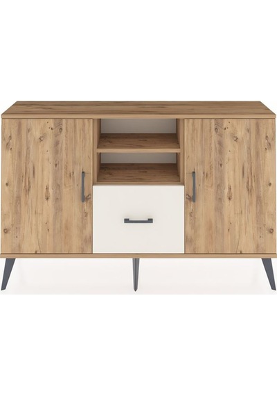 Arges Konsol 4 Raflı Tek Çekmeceli 2 Kapaklı 132x30x83 Çam-çam/aytaşı Çam/aytaşı Arges Konsol 4 Raflı Tek Çekmeceli 2 Kapaklı 132x30x83 Çam-çam/aytaşı Çam/aytaşı