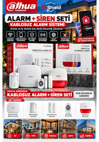 Dhı-art-arc3000h-03-gw2 868 4g Alarm + Siren Set