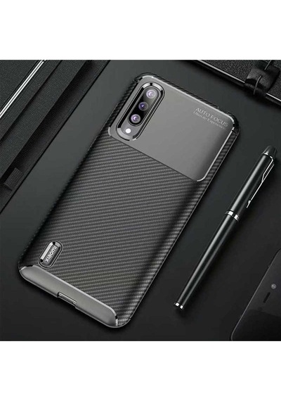 Xiaomi Mi 9 Lite Kılıf Zore Negro Silikon Kapak Siyah