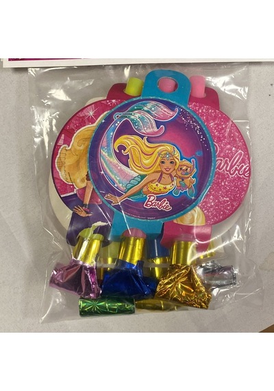Barbie Kaynana Dili, Parti Düdüğü, 6lı Paket Uzayan Parti Düdüğü,uzat Çek Düdük Diğer