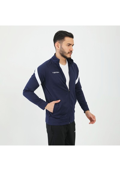 Tryon Lacivert - Beyaz Erkek Futbol Kamp Sweat Kamp Eşofman Evo P 001