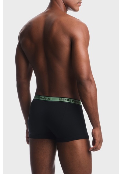 Emporio Armani Logolu 3 Pack Boxer Erkek Boxer Em000259 Af25019 Mc061 Siyah