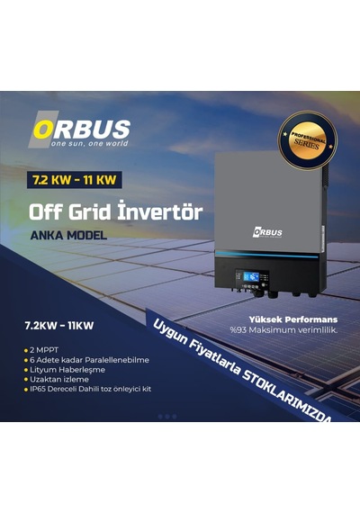 ORBUS ANKA 7.2KW - 48V OFF GRİD İNVENTER