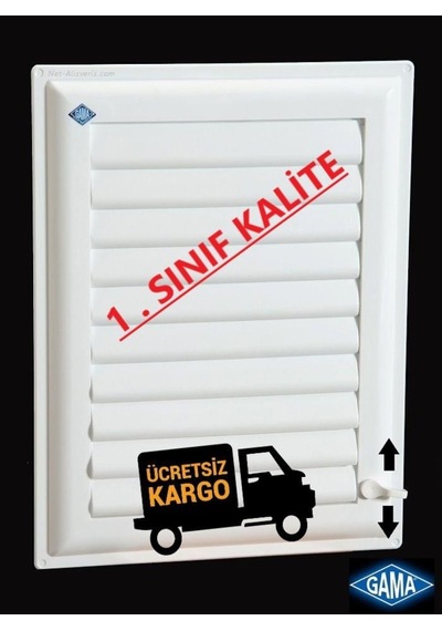 Gama Banyo Havalandırma Menfezi 35X40 Plastik Panjur Süper Kalite