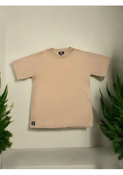 Carinos Erkek Çocuk Basic Pamuklu Tshirt-14555 Kahverengi