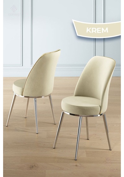 Canisa Lai Serisi 90x168 Lak Panel Sonata Krom Ayak Masa Takımı 6 Krem Sandalye Sonata Masa Ayaklar Krom Sandalye Krem Canisa Lai Serisi 90x168 Lak Panel Sonata Krom Ayak Masa Takımı 6 Krem Sandalye Sonata Masa Ayaklar Krom Sandalye Krem
