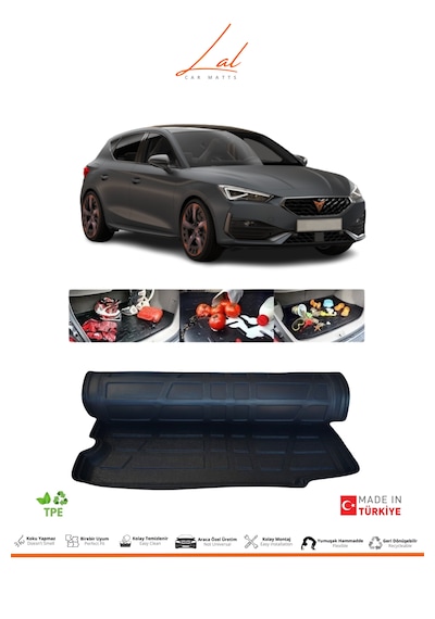 Cupra Leon Alt Kademe 3d Bagaj Havuzu 2023 Ve Sonrası Uyumlu