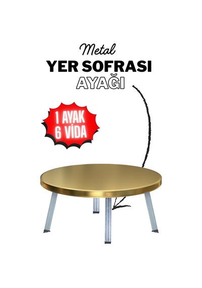 25 Cm Metal Yer Sofrası Ayağı - Katlanır Çinko Sini Altı Takımı 4 Adet Metal Katlanır Sehpa Ayağı Katlanır Ayak Parmak İzi Bırakmaz Inox Parmak İzi Bırakmaz Inox