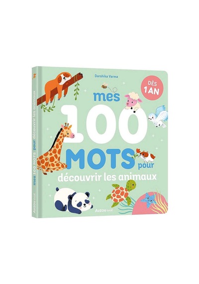 Auzo Toys Mes 100 Mots Pour Découvrir Les Animaux Fransızca