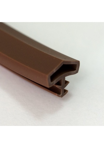 Yumuşak Pvc Kasa Fitili Piramit Orta Tırnaklı Düz Kahve 100 Metre