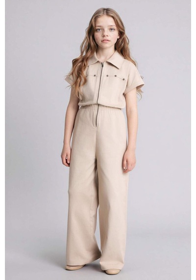 Defacto Gabardin Tulum Kız Çocuk H0718a826spbg791 Bej-bg791