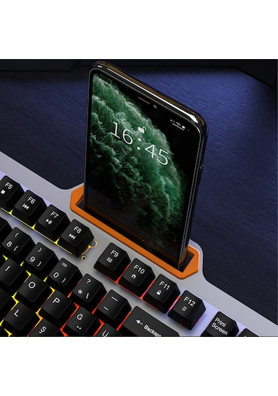 Lecoo KB123 USB Kablolu Rainbow Efektli Gaming Türkçe Q Klavye