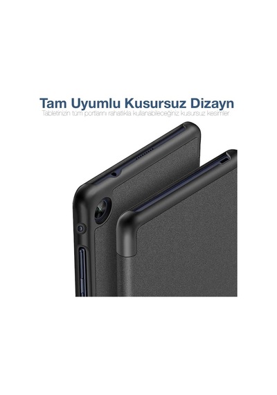 Dux Ducıs Huawei Uyumlu Matepad T8 - C3 Mıknatıslı Kılıf Domo Series - Siyah (259952035)