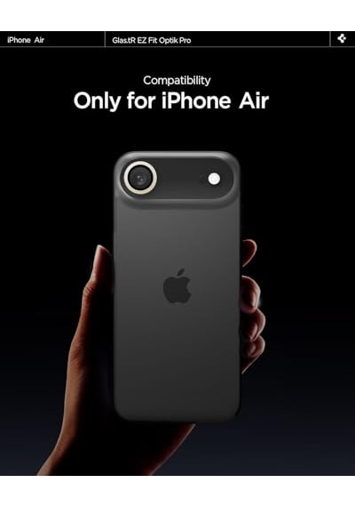 Apple iPhone Air İle Uyumlu Kamera Lens Camı Koruyucu Kolay Kurulum Glas.tr Ez Fit Optik Pro 2 Adet Gold - Agl10131