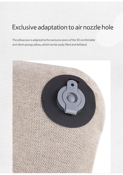 Naturehike 3d Anti-slip Comfort Kaymaz Yastık Kılıfı Grey