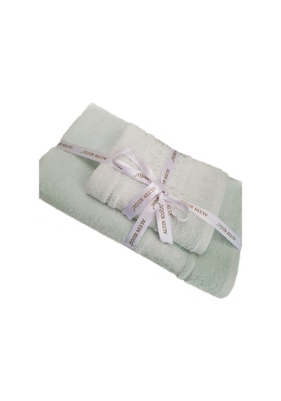 Camellia Banyo Havlu Seti- 70x140 Cm+50x80 Cm Mint