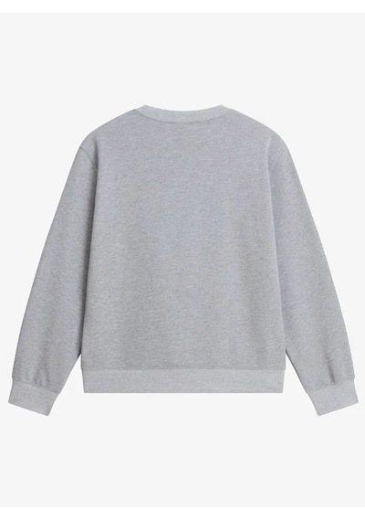 The North Face Nf0a8fxd-cqo Essential Terry Simple Dome Relaxe Kadın Sweatshirt Gri