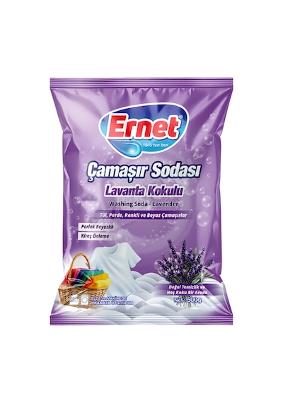5 Adet Ernet Çamaşır Sodası Lavanta Kokulu 500 Gr